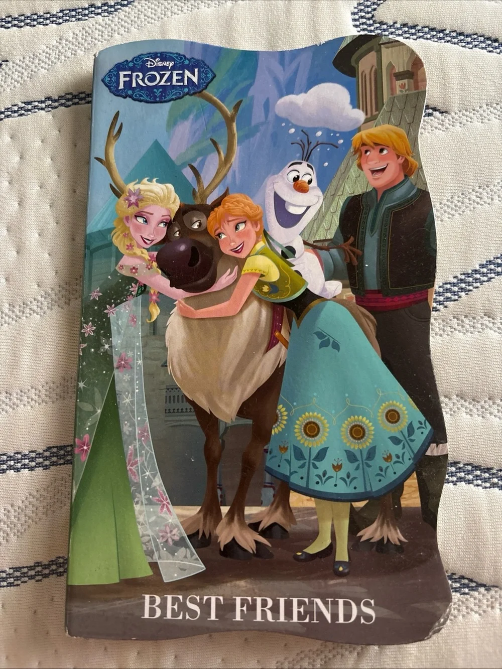 Disney Frozen Board Book — Teal, Blue, Green, Yellow Artwork